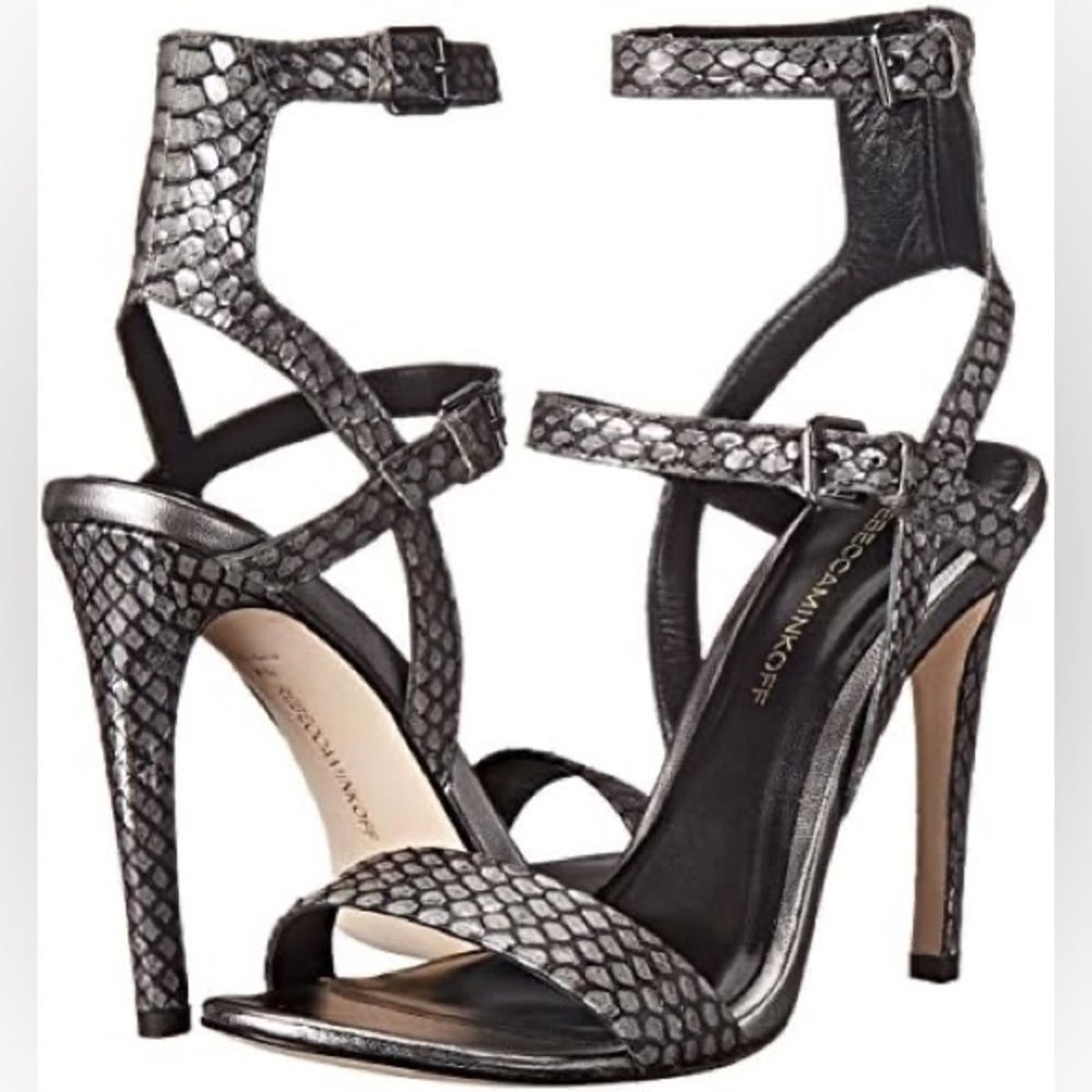 Rebecca Minkoff Rosalie Heel in Gunmetal